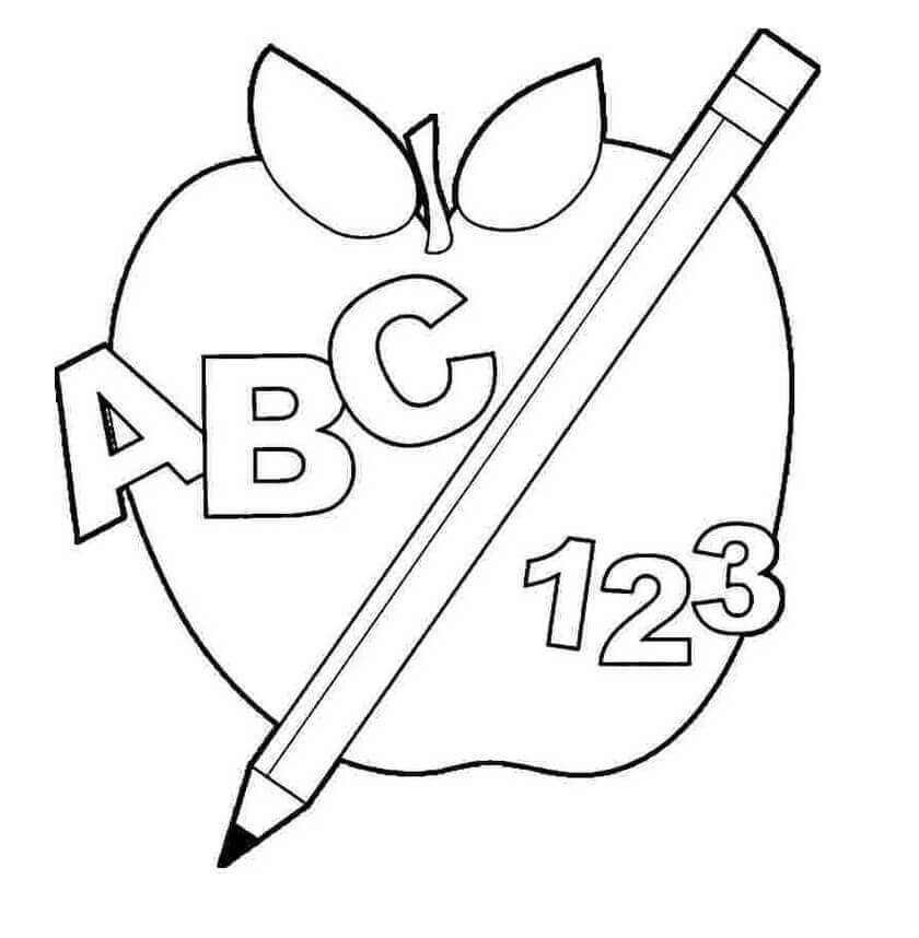 123 Ve ABC Boyama Sayfası