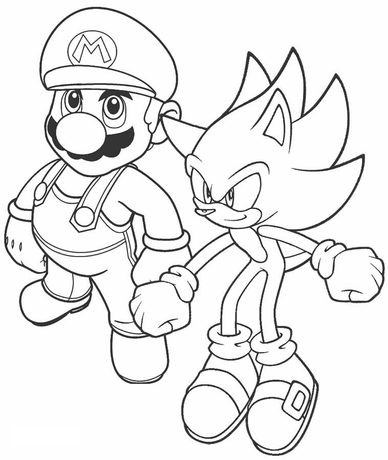 Sonic And Mario Boyama Sayfası
