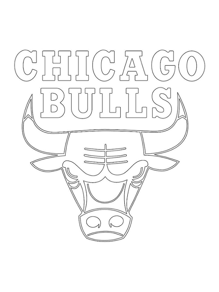 Chicago Bulls Logo Boyama Sayfası