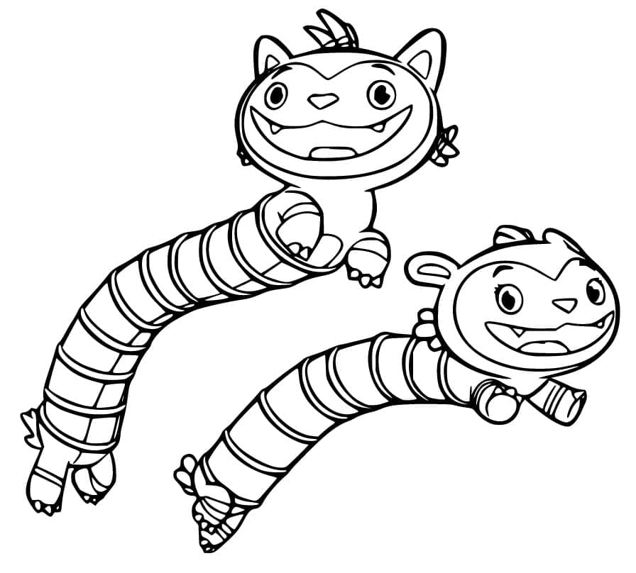 Abby Hatcher'ın Çocuk Modu Boyama Sayfası