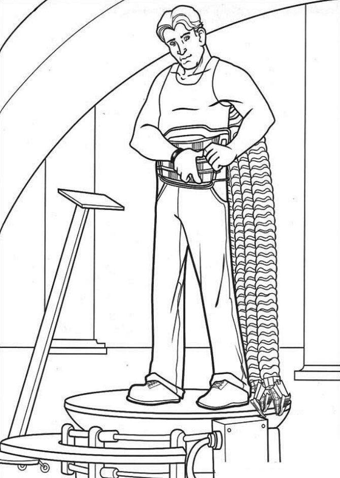 Doktor Ahtapot Boyama Sayfası