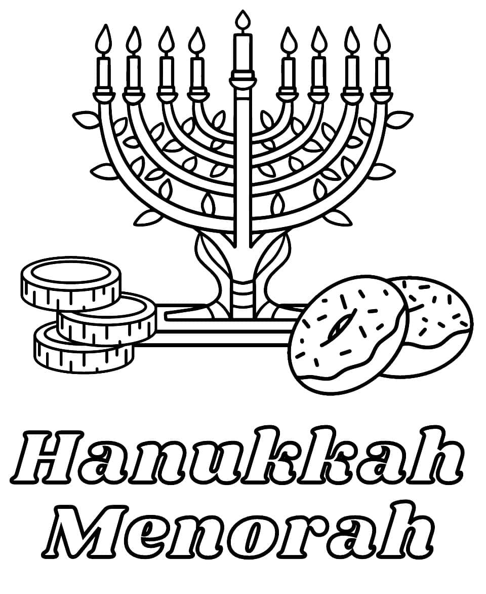 Hanukkah Menorası