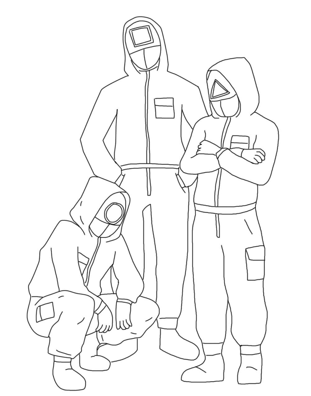 Kalamar Oyunundan Üç Kırmızı Muhafız Üniforması