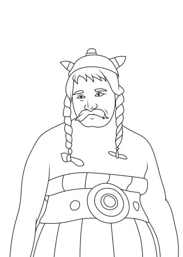 Komik Asterikler Boyama Sayfası