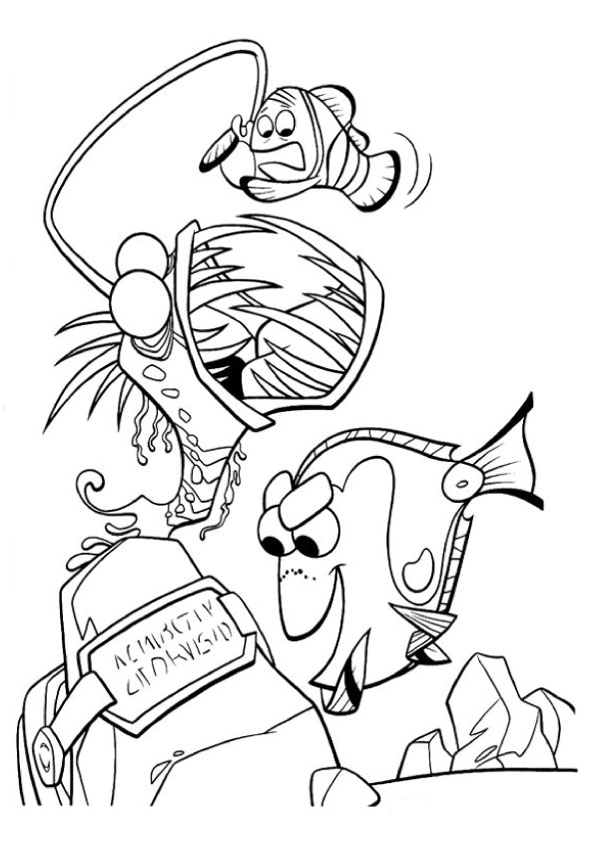 Marlin tehlikede Boyama Sayfası