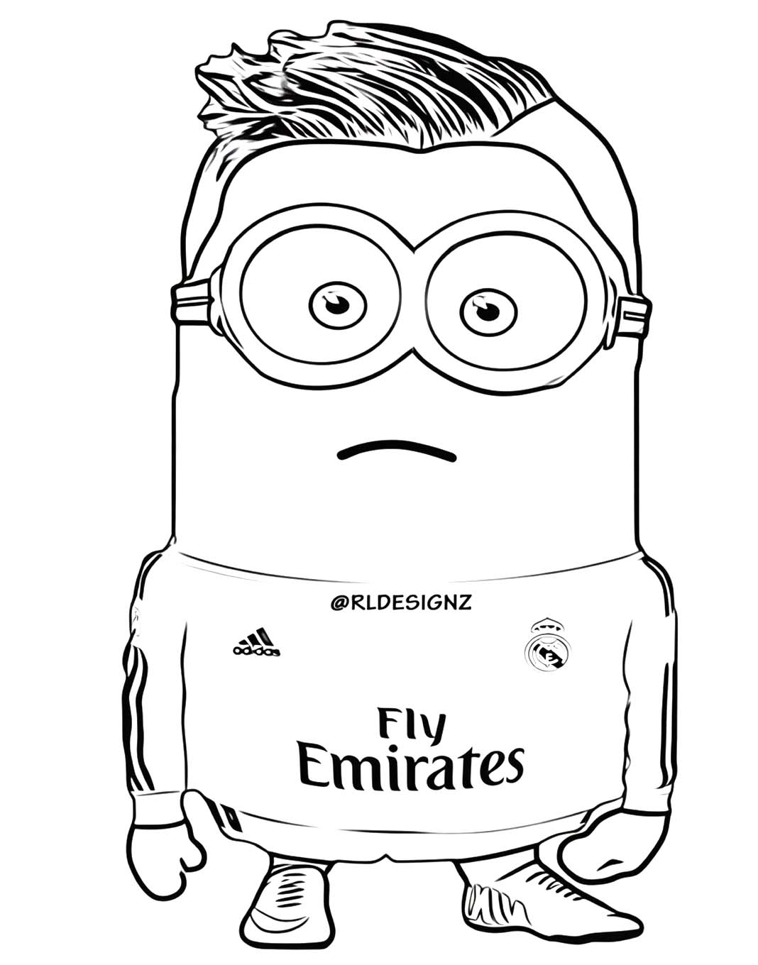 Minion Cristiano Ronaldo Boyama Sayfası