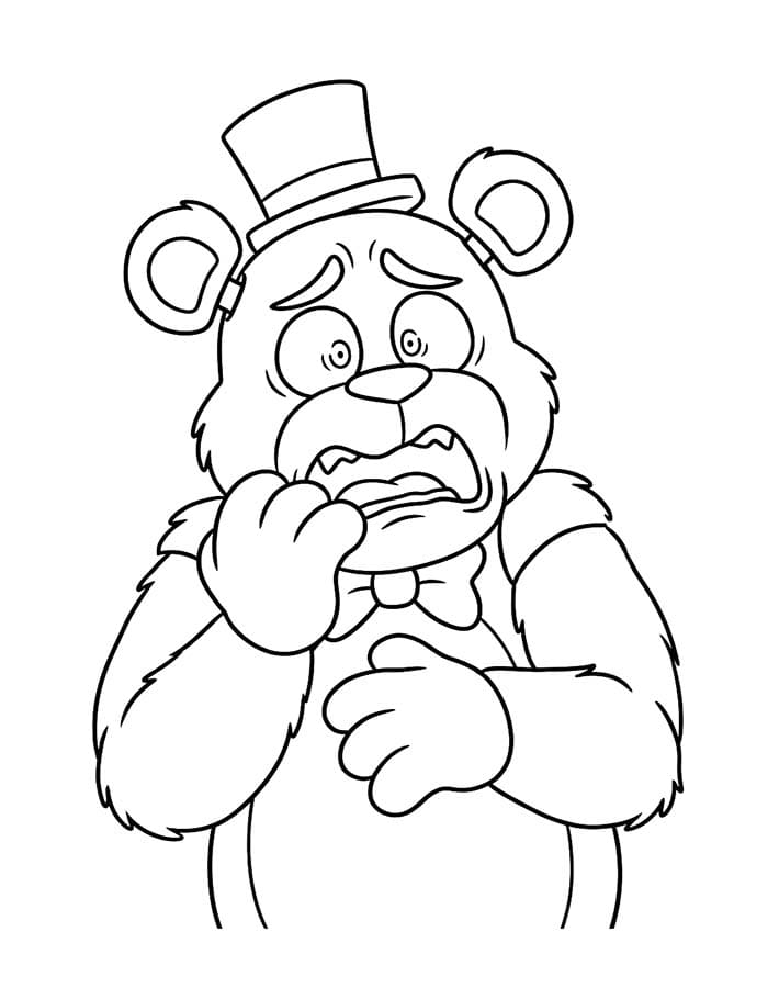 Ücretsiz FNAF Çizmek Boyama Sayfası