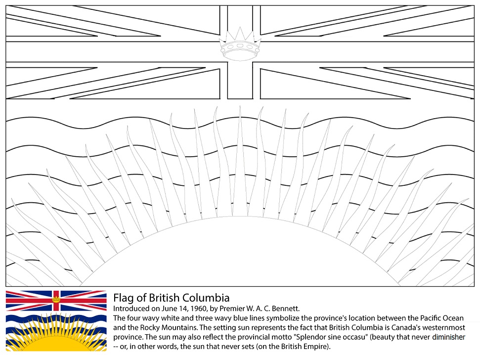flag-of-british-columbia-boyama-sayfas-boyama-online