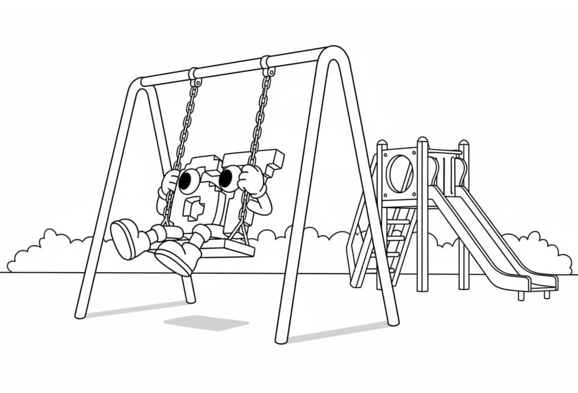 67 Brainrot Ücretsiz Boyama Sayfası