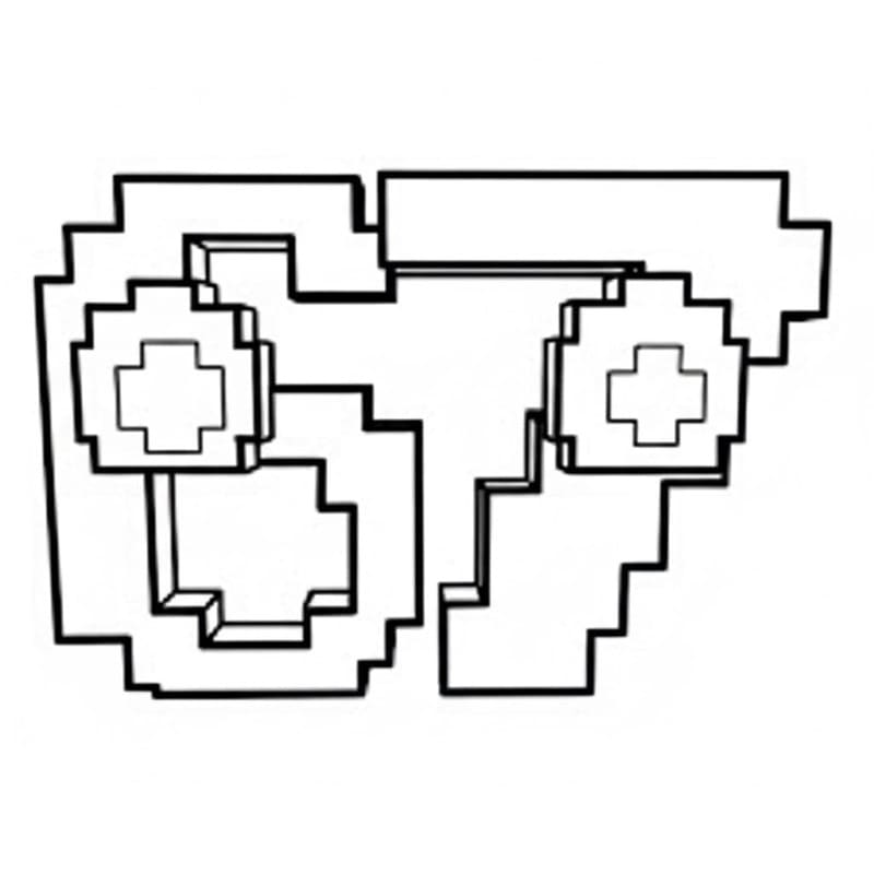 67 Brainrot çocuklar için kolay Boyama Sayfası