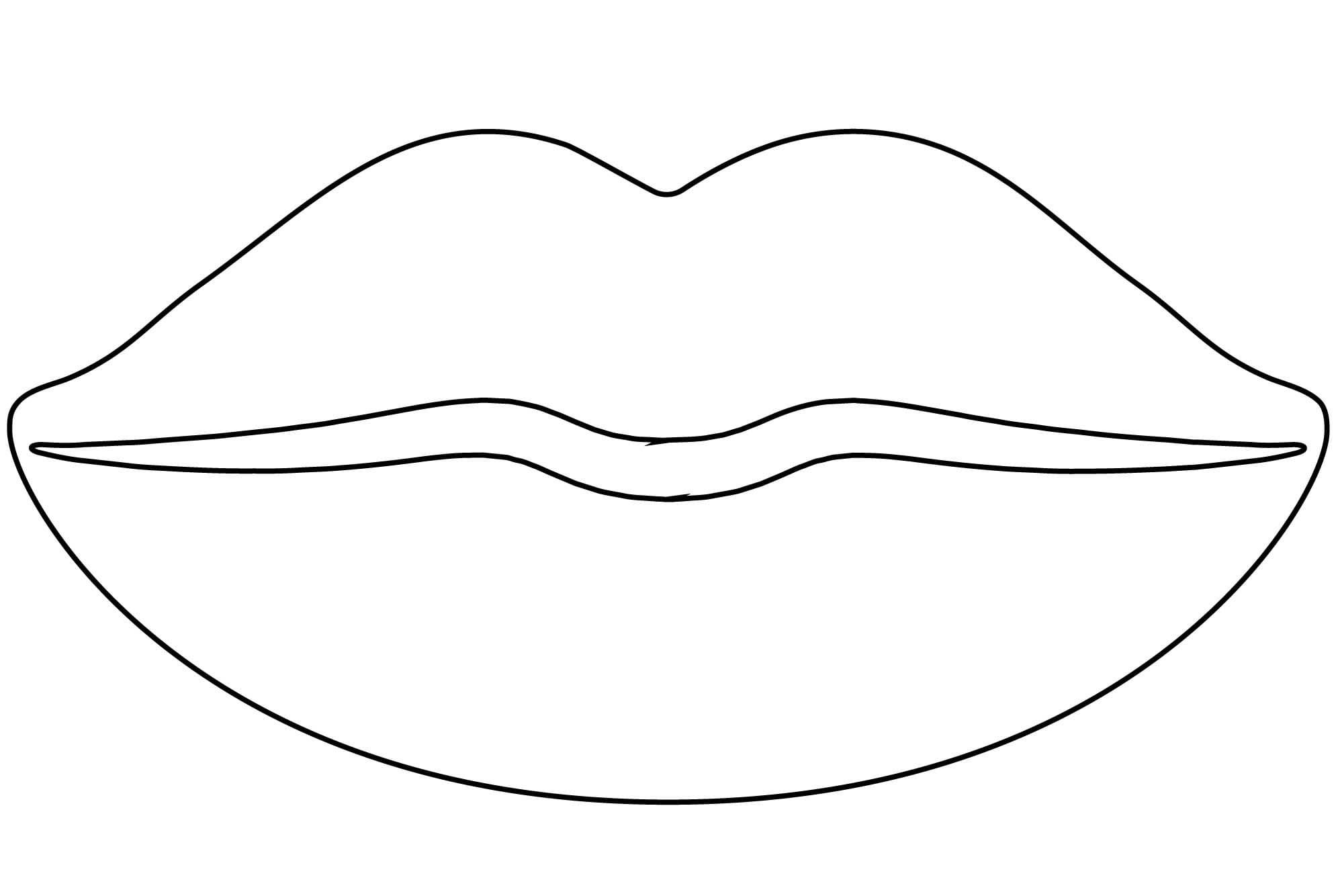 Ağız 8 Boyama Sayfası