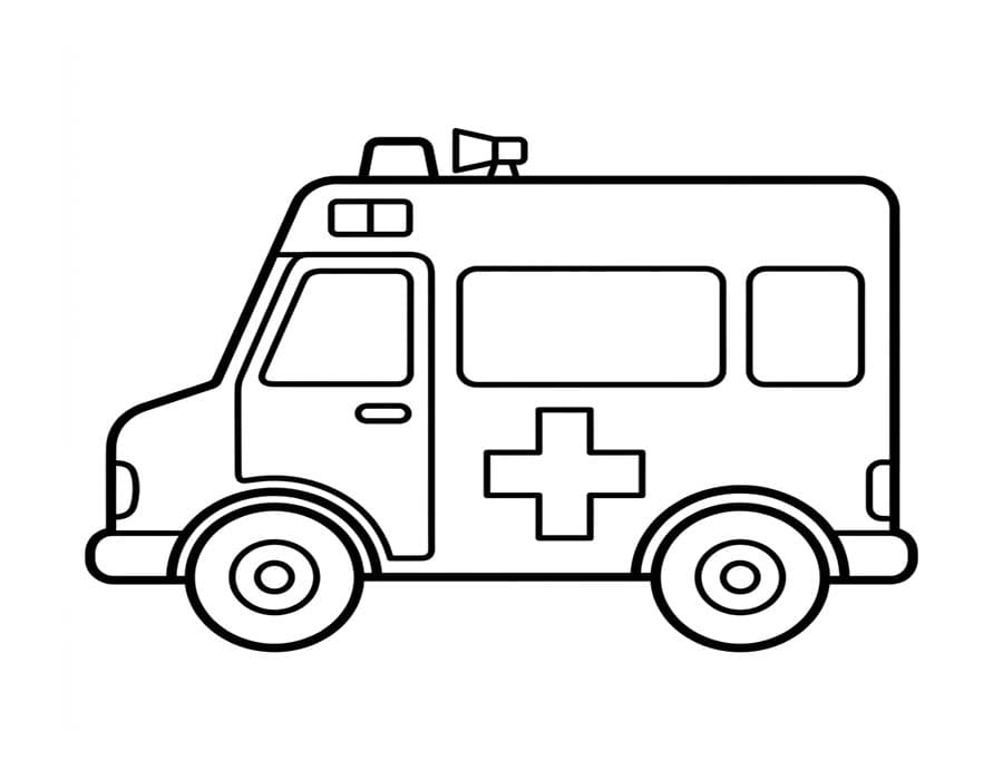 Ambulans Kolay Boyama Sayfası