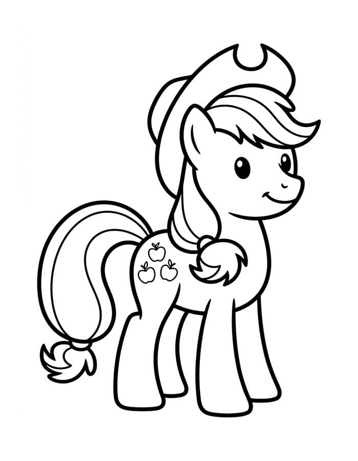 Applejack Temel Boyama Sayfası