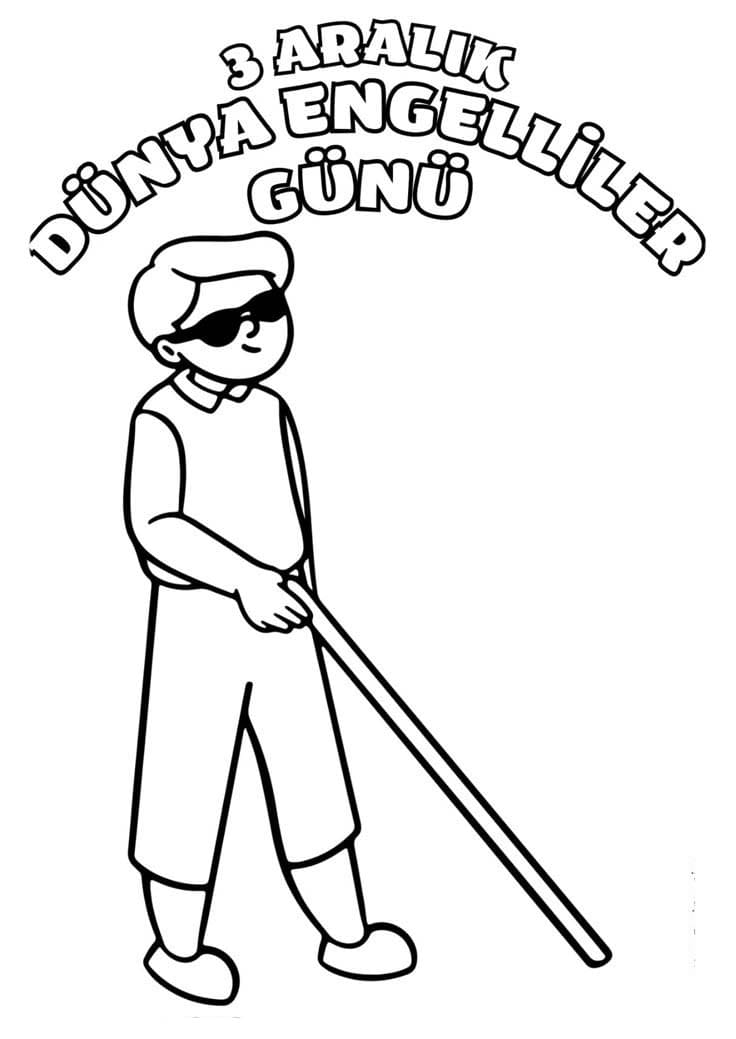 Aralık ayı görseli Boyama Sayfası