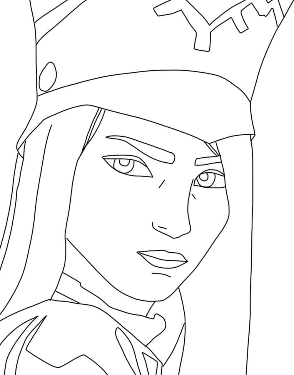 Arcane yazdırılabilir Boyama Sayfası