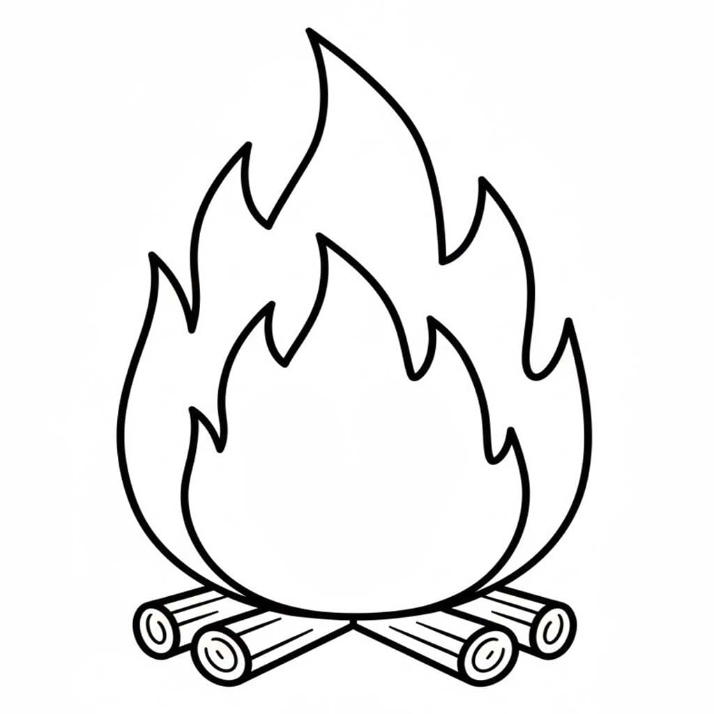 Ateş 1 Boyama Sayfası