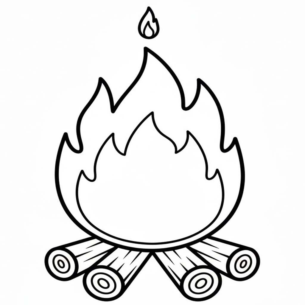 Ateş 8 Boyama Sayfası