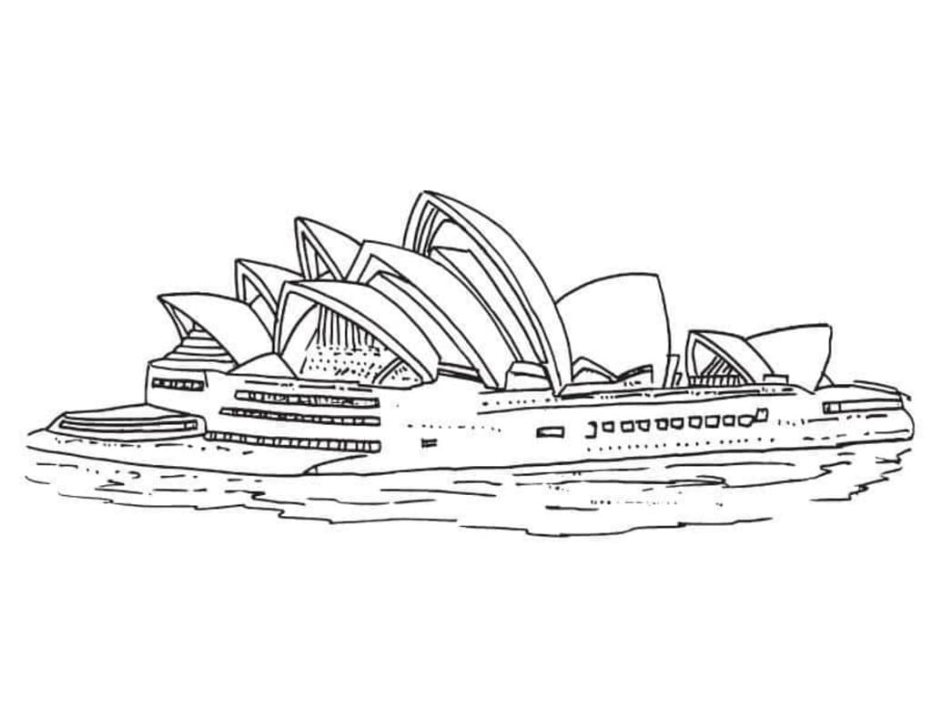 Avustralya çocuklar için ücretsiz Boyama Sayfası