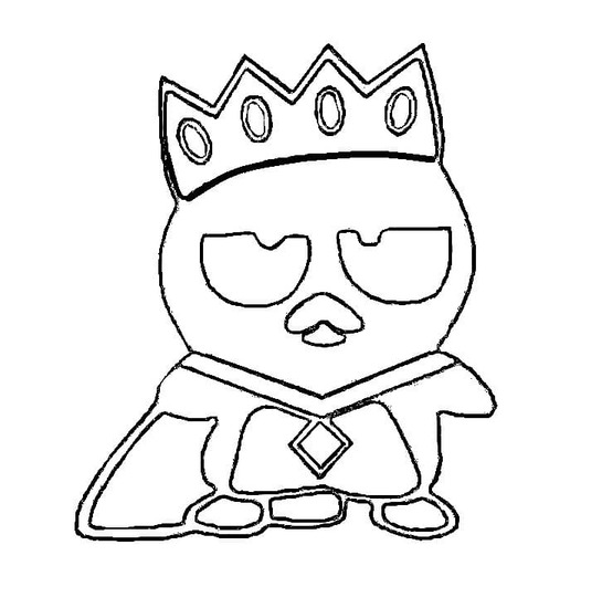 Badtz-Maru'yu Ücretsiz Yazdırılabilir Çizin Boyama Sayfası