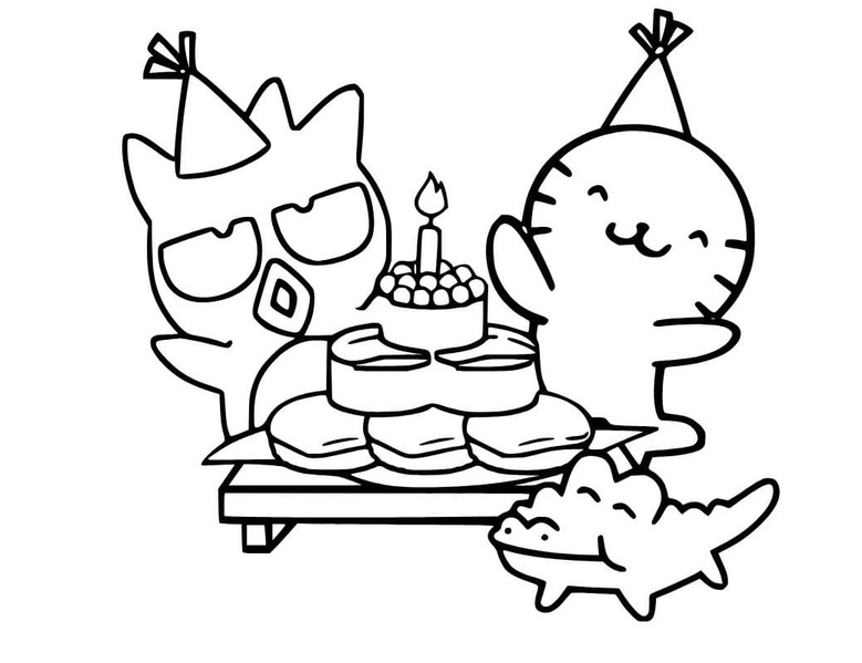 Badtz-Maru'yu Ücretsiz Yazdırılabilir Boyama Sayfası