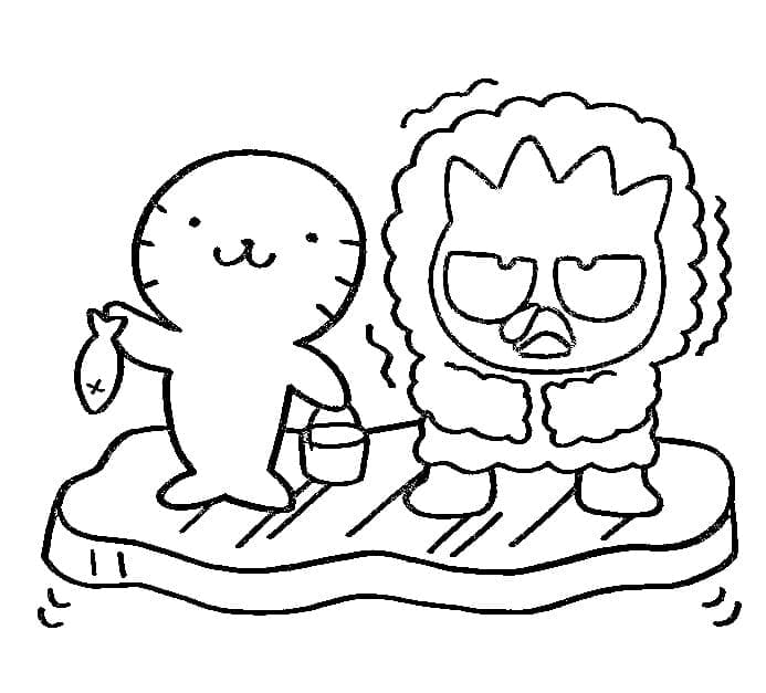 Badtz-Maru'yu Ücretsiz Boyama Sayfası