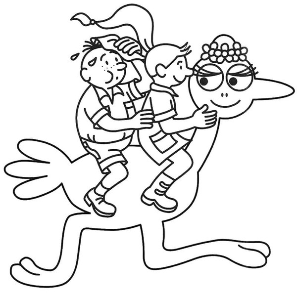 Barbapapa 2'i çiz Boyama Sayfası