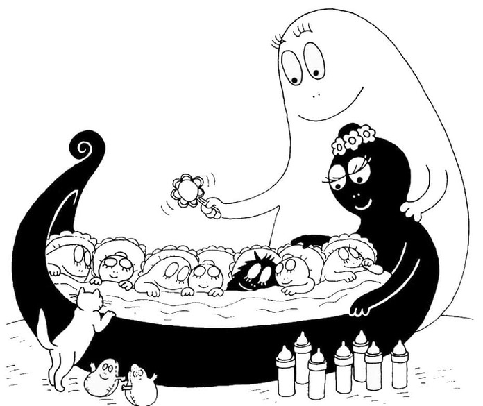 Barbapapa'yı özgür bırak Boyama Sayfası