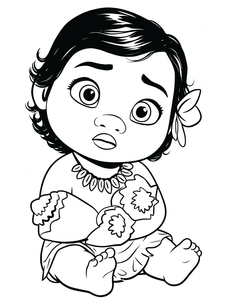 Basit Disney Prensesi Çizim Boyama Sayfası