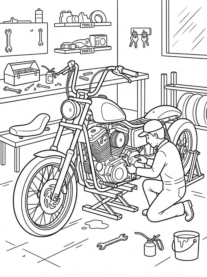 Basit Harley Davidson