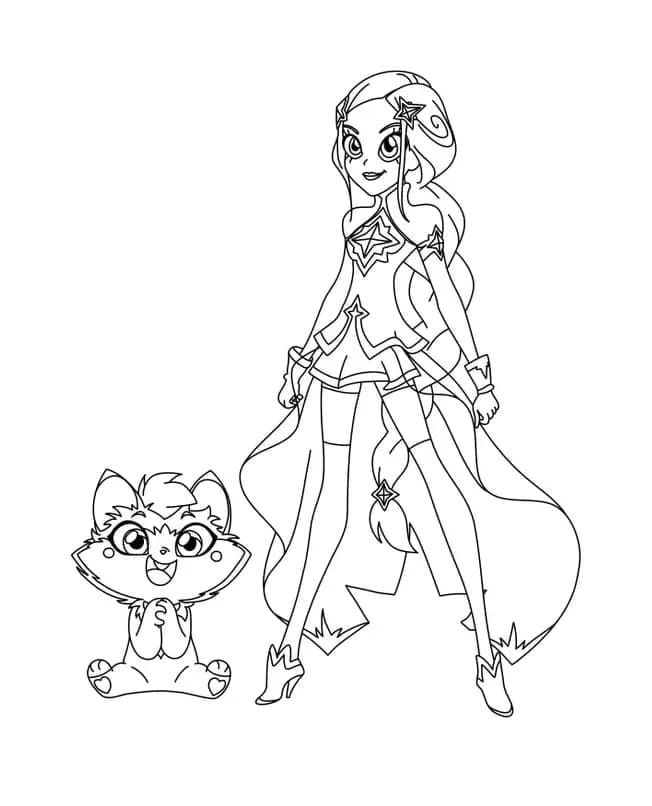 Basit Lolirock Çizim Boyama Sayfası