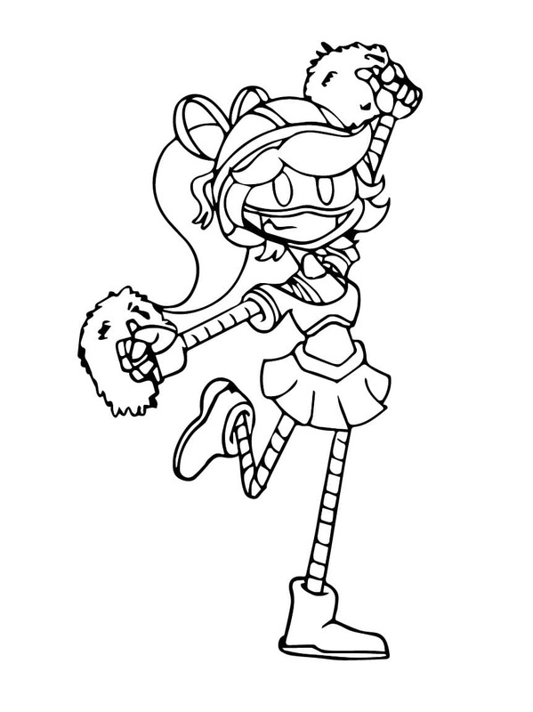 Basit Murder Drones resim Boyama Sayfası