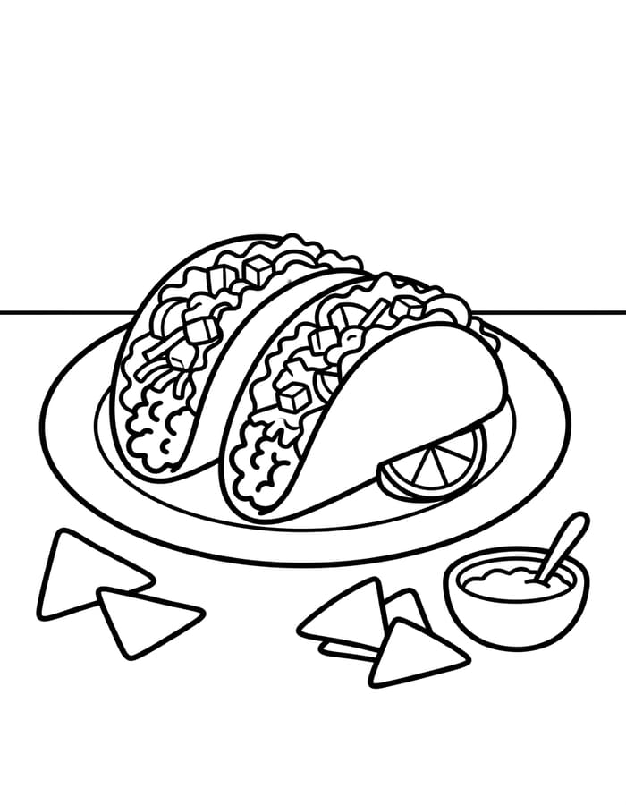 Basit Taco Boyama Sayfası
