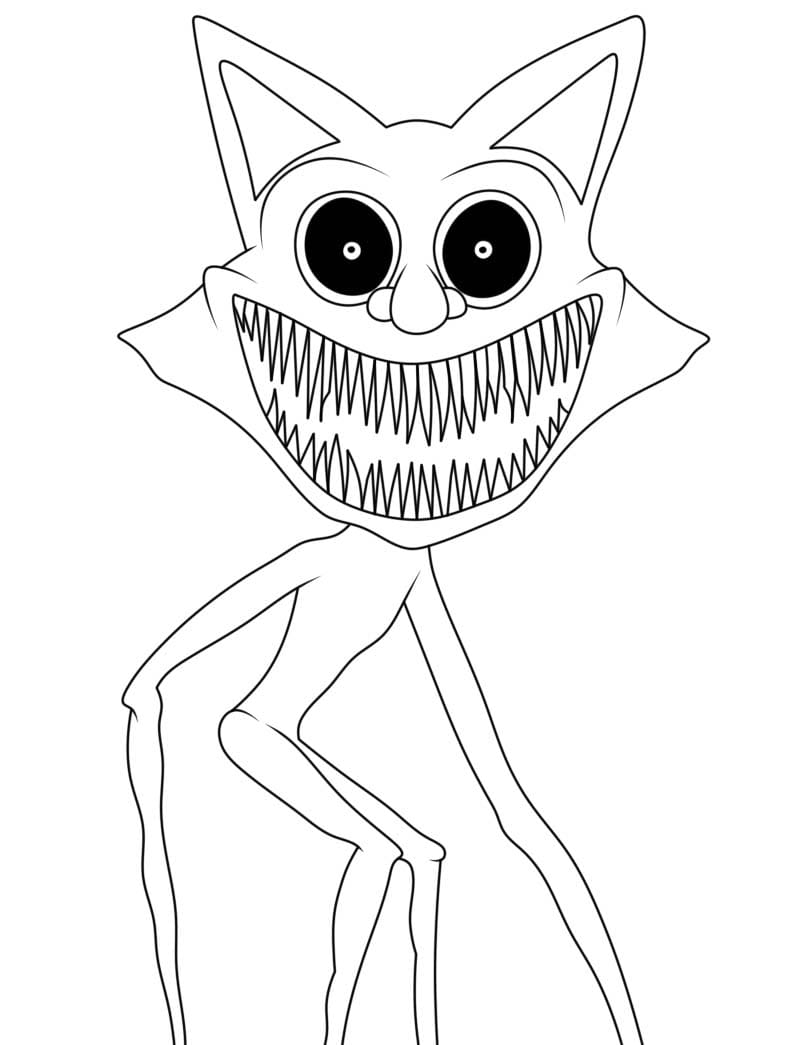 Basit Zoonomaly resim Boyama Sayfası