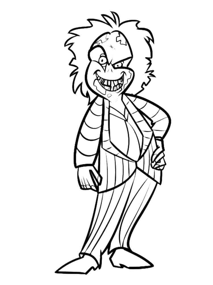 Beterböcek çocuklar için temel Boyama Sayfası