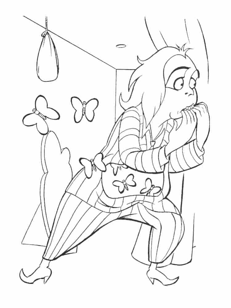 Beterböcek çocuklar için yazdırılabilir Boyama Sayfası