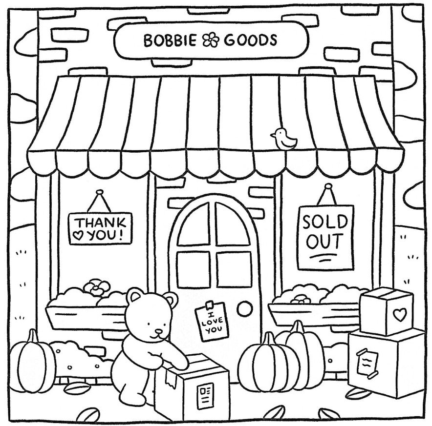 Bobbie Goods'u Basit Boyama Sayfası