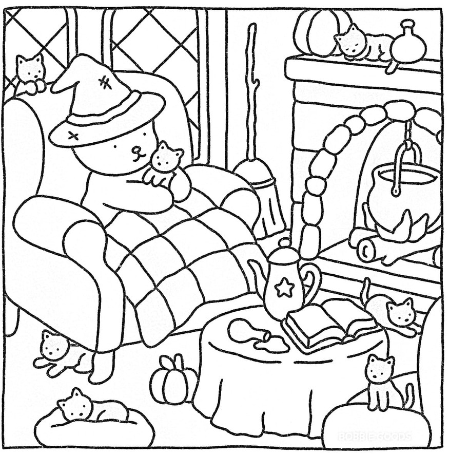 Bobbie Goods'u kolayca çizin Boyama Sayfası