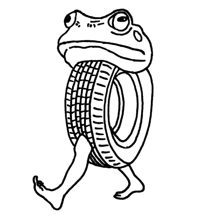 Boneca Ambalabu Italian Brainrot Çizmek Boyama Sayfası