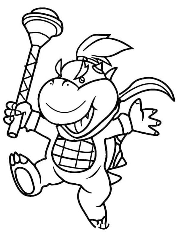 Bowser Jr Temel Boyama Sayfası