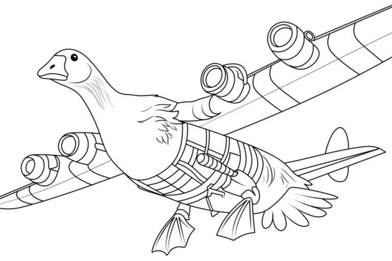 Brainrot Bombombini Gusini Çizmek Boyama Sayfası