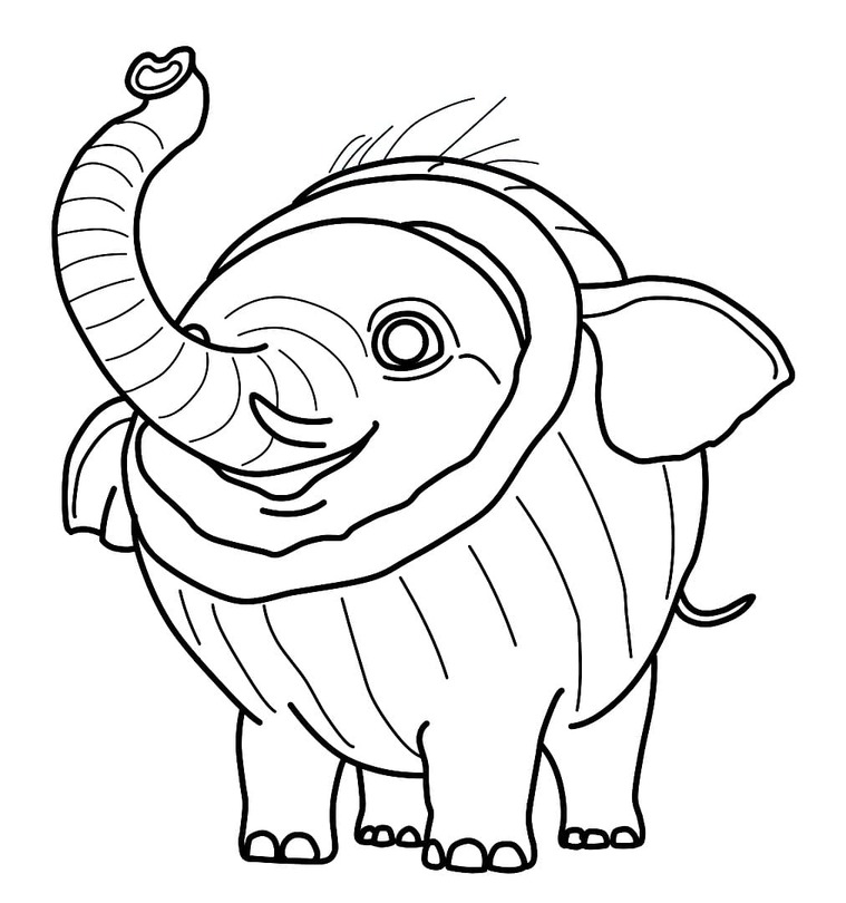 Brainrot Cocofanto Elefanto Çizmek Boyama Sayfası