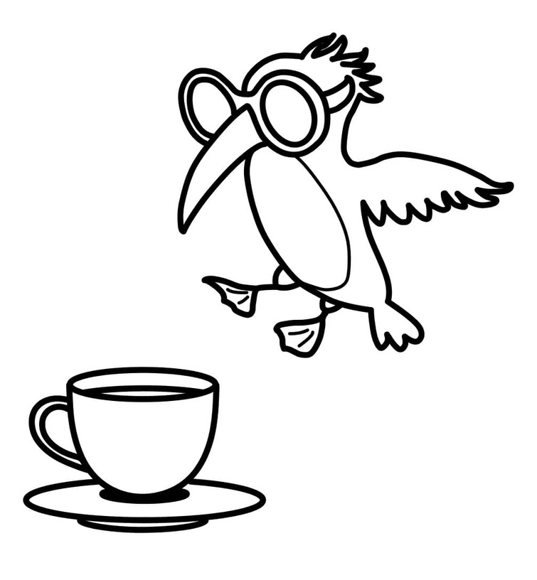 Brainrot Frulli Frulla Çizmek Boyama Sayfası