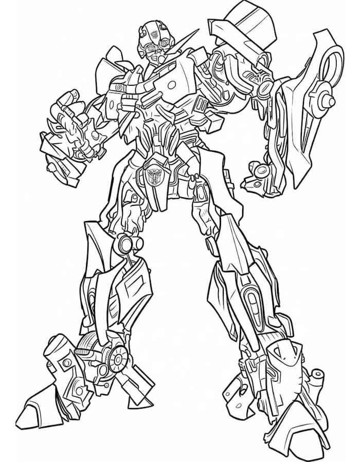 Bumblebee yazdırılabilir Boyama Sayfası