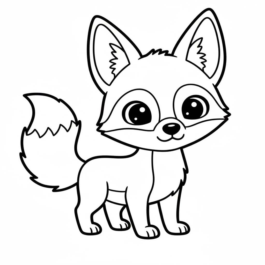 Çakal 1 Boyama Sayfası