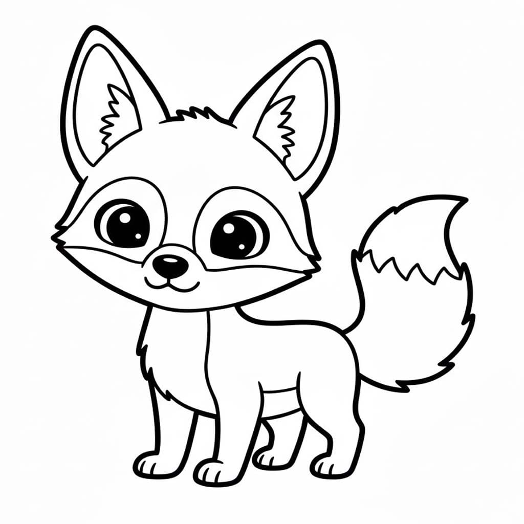 Çakal 6 Boyama Sayfası