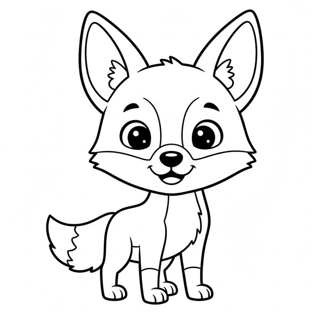 Çakal 8 Boyama Sayfası