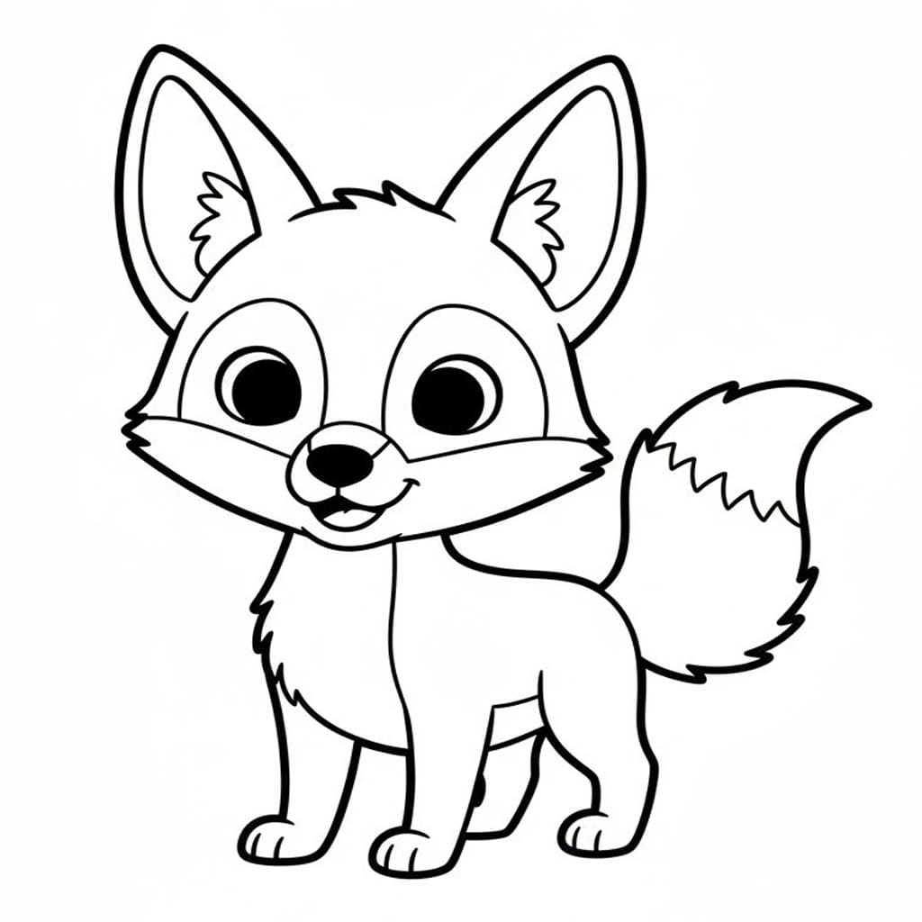 Çakal Ücretsiz Yazdırılabilir Boyama Sayfası