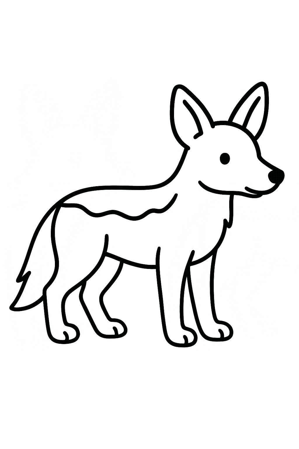 Çakal çocuklar için ücretsiz yazdırılabilir Boyama Sayfası