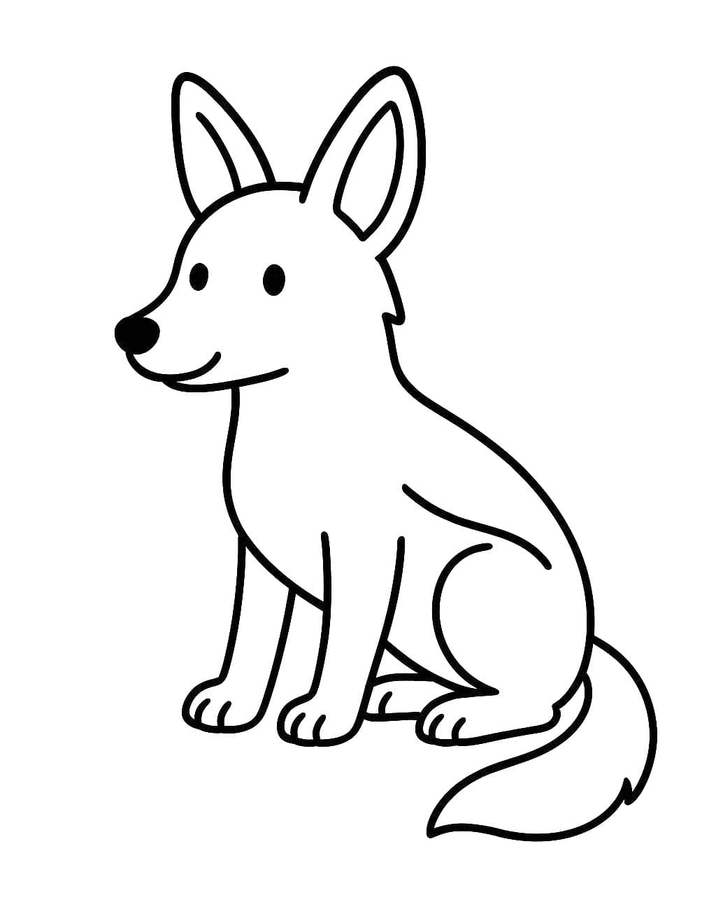 Çakal çocuklar için ücretsiz Boyama Sayfası