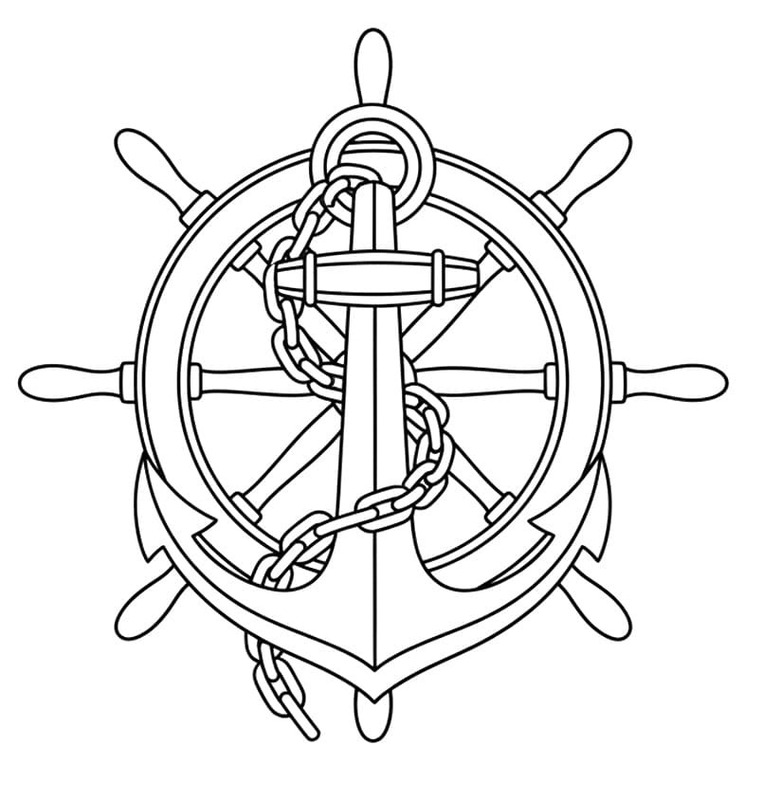 Çapa resim Boyama Sayfası